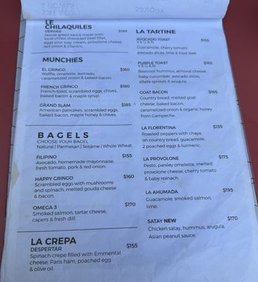 Menu photo 6 Café Choux Choux Playa del Carmen, ROO