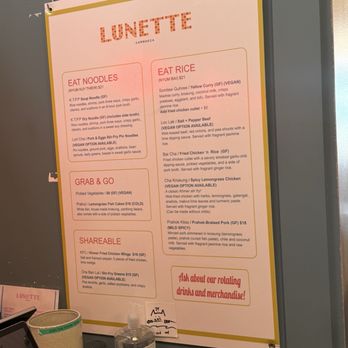 Lunette - Menu (May 2026) - Cambodian Near Me - San Francisco, California