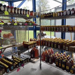 Keystone Farmers Market - Honey shelf- so many different flavors
