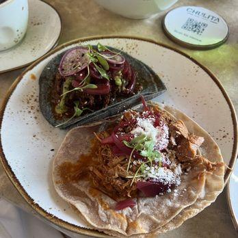 Chulita - Tinga de Pollo + Barbacoa tacos - Mexican Near Me - Venice, California Chulita - Tinga de Pollo + Barbacoa tacos - Mexican Near Me - Venice, California