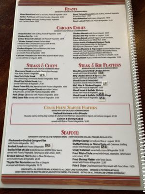 Menu photo 4 Coach House Diner Hackensack, NJ
