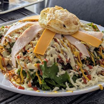 El Chamo Arabe - Arepa picada mixta - got one with chicken and one with beef - Mediterranean Near Me - Albuquerque, New Mexico