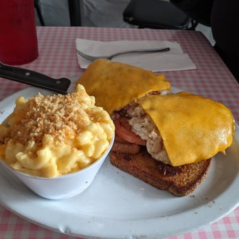 Sax's Joint - Tuna melt with a side of mac & cheese. - Breakfast & Brunch Near Me - Petaluma, California Sax's Joint - Tuna melt with a side of mac & cheese. - Breakfast & Brunch Near Me - Petaluma, California