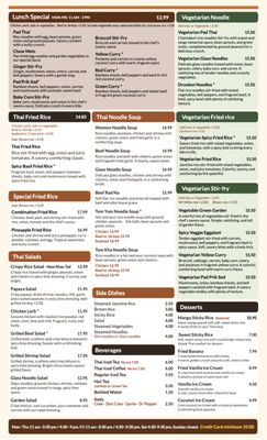 Menu photo 2 Cha Thai Restaurant Orange, CA Menu photo 2 Cha Thai Restaurant Orange, CA