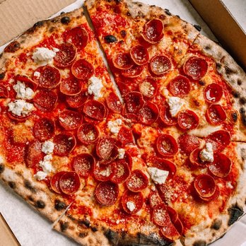 Guantonio's - Pepperoni, Nick's way (ricotta + hot honey) - Pizza Near Me - Lodi, California Guantonio's - Pepperoni, Nick's way (ricotta + hot honey) - Pizza Near Me - Lodi, California