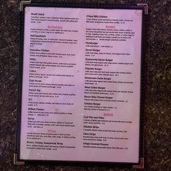 West Union Sports Pub - Menu 1/2025