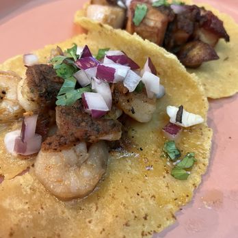 Pig Latin - Pork belly and shrimp tacos - Cocktail Bars Near Me - Elk Grove, California Pig Latin - Pork belly and shrimp tacos - Cocktail Bars Near Me - Elk Grove, California