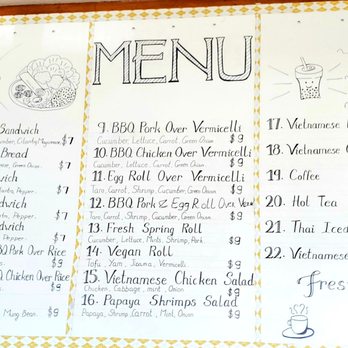 Kitten and Pinky - 8/8/20 Menu - Vietnamese Near Me - Pacifica, California