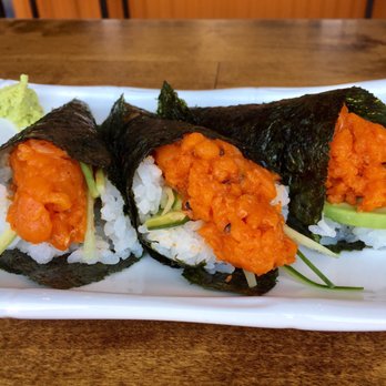 Oni Ramen - Salmon hand rolls - Ramen Near Me - Dallas, Texas