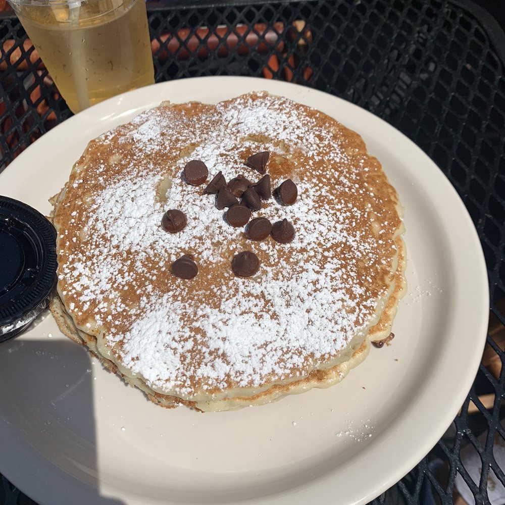 Wildflower Cafe - Chocolate Chip Pancakes - Breakfast & Brunch Near Me - Redondo Beach, California Wildflower Cafe - Chocolate Chip Pancakes - Breakfast & Brunch Near Me - Redondo Beach, California