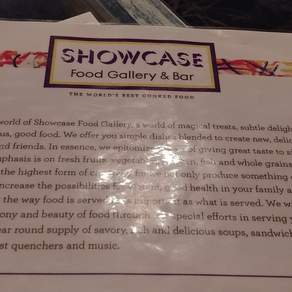 Showcase Eatery - Menu verbiage on Showcase Food Gallery - Seafood Near Me - College Park, Georgia
