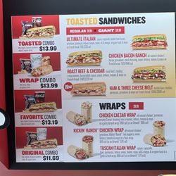 Part of the menu