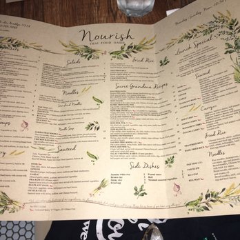 Nourish - Beautiful menu - Thai Near Me - Brooklyn, New York Nourish - Beautiful menu - Thai Near Me - Brooklyn, New York