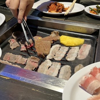 BON Kbbq - Table Grill - Pork Belly, Pineapple Galbi Steak, and Nubiani. So good! - Korean Near Me - Houston, Texas BON Kbbq - Table Grill - Pork Belly, Pineapple Galbi Steak, and Nubiani. So good! - Korean Near Me - Houston, Texas