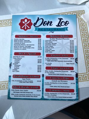 Menu photo 2 Don Ico Puerto Real, PR
