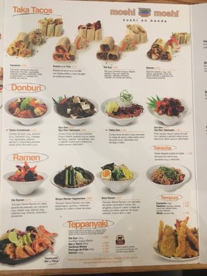 Menu photo 3 Moshi Moshi Parque Delta Ciudad de México, DIF Menu photo 3 Moshi Moshi Parque Delta Ciudad de México, DIF