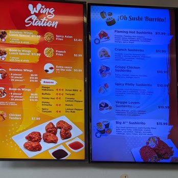 Yogis Grill - You can order from Wing Station & Oh Sushi Burrito here as well! - Japanese Near Me - Tempe, Arizona