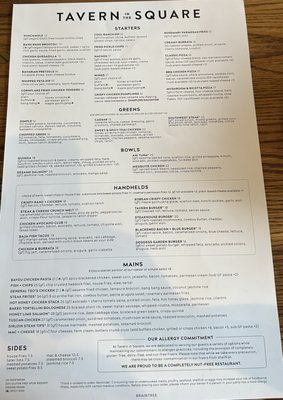 Menu photo 2 Tavern in the Square Braintree, MA Menu photo 2 Tavern in the Square Braintree, MA