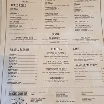 The Hamilton - Menu - Seafood Near Me - Washington, DC, District of Columbia The Hamilton - Menu - Seafood Near Me - Washington, DC, District of Columbia
