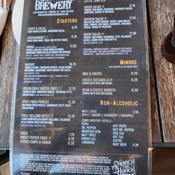 Copper Brothel Brewery - Menu side one - Breweries Near Me - Sonoita, Arizona Copper Brothel Brewery - Menu side one - Breweries Near Me - Sonoita, Arizona