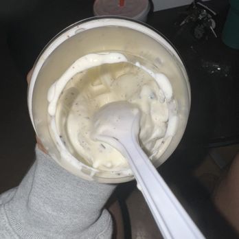 Sonic Drive-In - this is a "chocolate brownie chunk shake" do you see any brownie chunks in here? - Burgers Near Me - Fullerton, California Sonic Drive-In - this is a "chocolate brownie chunk shake" do you see any brownie chunks in here? - Burgers Near Me - Fullerton, California