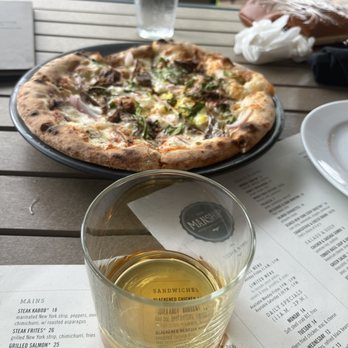 The Manship Wood Fired Kitchen - Duck confit and egg pizza - New American Near Me - Jackson, Mississippi The Manship Wood Fired Kitchen - Duck confit and egg pizza - New American Near Me - Jackson, Mississippi