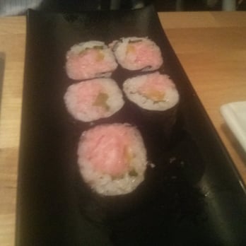 Komé - Toro taku maki $10/6pcs. Sorry, I ate a piece before snapping a pic. - Japanese Near Me - Austin, Texas Komé - Toro taku maki $10/6pcs. Sorry, I ate a piece before snapping a pic. - Japanese Near Me - Austin, Texas