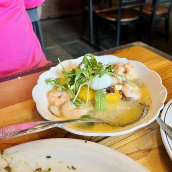 Eva - Shrimp & Hominy - Tapas/Small Plates Near Me - Salt Lake City, Utah