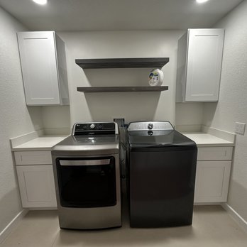 Interior Building Construction - Laundry - after - General Contractors Near Me