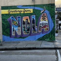 Greetings from Nola Mural - The NOLA sign!!!