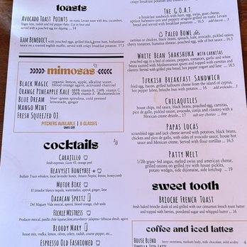 Madison - Menú - Italian Near Me - San Diego, California