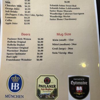 Little Germany - Menu - German Near Me - Fort Worth, Texas Little Germany - Menu - German Near Me - Fort Worth, Texas