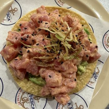 La Pesca Cevicheria Baja - Tostada tuna sambal - Mexican Near Me - Chula Vista, California