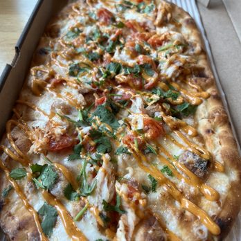Panera Bread - Chipotle Chicken Flatbread Pizza - Salad Near Me - Riverbank, California Panera Bread - Chipotle Chicken Flatbread Pizza - Salad Near Me - Riverbank, California
