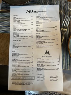 Menu photo 2 Il Milanese Ristorante Chicago, IL Menu photo 2 Il Milanese Ristorante Chicago, IL