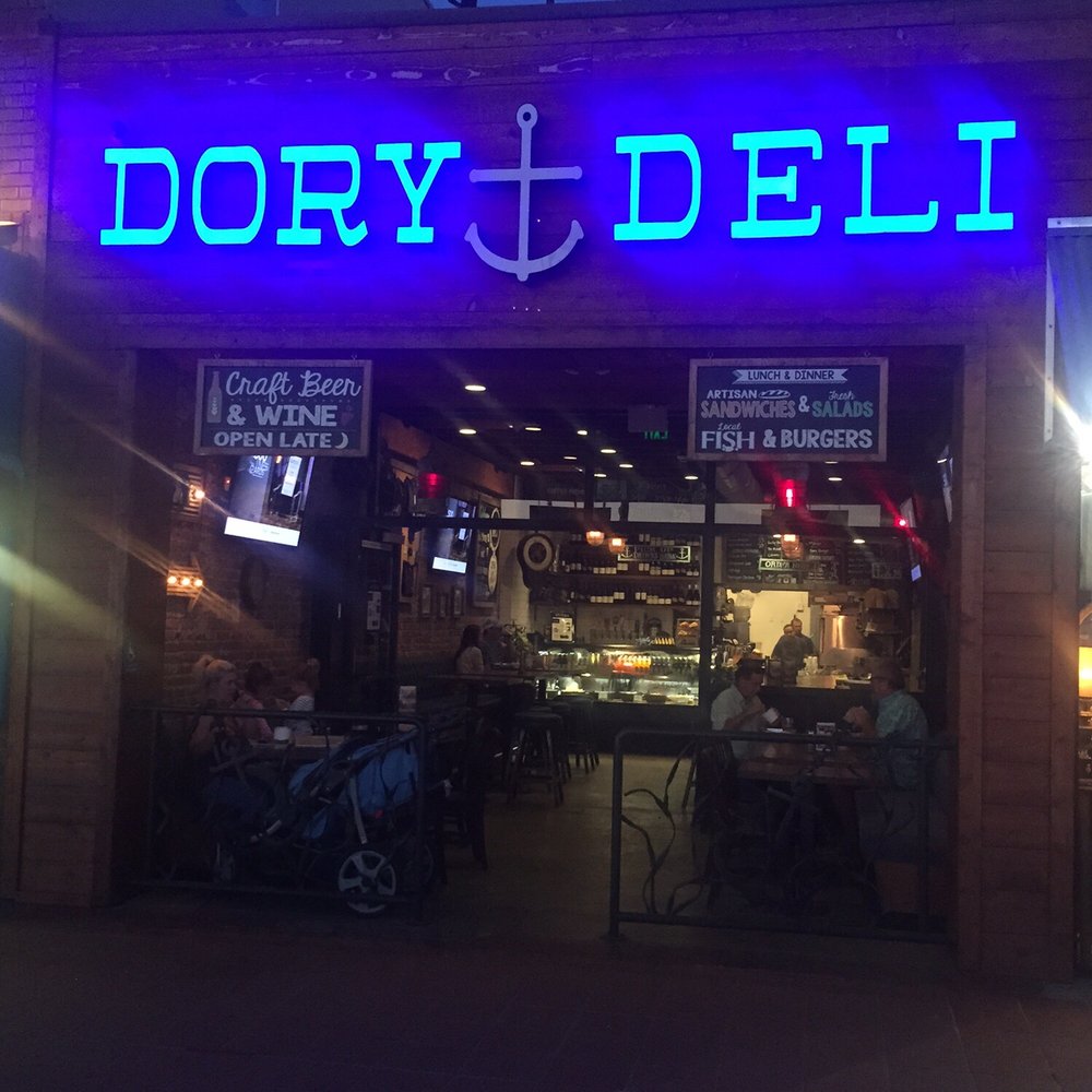 Dory Deli - love the not-so-patio patio. both cozy and spacious. i cant explain it. it just works. - Delis Near Me - Newport Beach, California