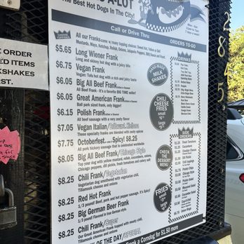 Franks-A-Lot - Menu - Hot Dogs Near Me - Portland, Oregon Franks-A-Lot - Menu - Hot Dogs Near Me - Portland, Oregon