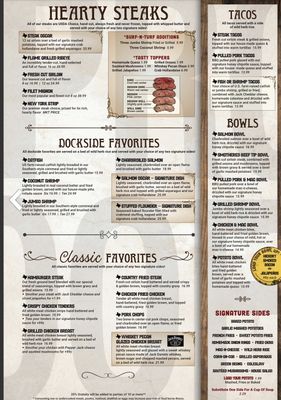 Menu photo 2 5D On Lavaca Bay Port Lavaca, TX Menu photo 2 5D On Lavaca Bay Port Lavaca, TX