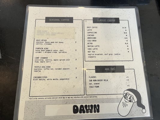 Menu photo 1 Dawn Cafe Nashville, TN Menu photo 1 Dawn Cafe Nashville, TN