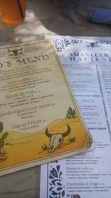 Menu photo 1 Hacienda Cazadores La Mesa, CA