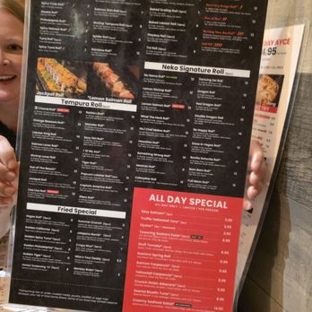 Sushi Neko - Menu - Sushi Bars Near Me - Las Vegas, Nevada