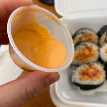 Masaru's - Very watery spicy Mayo - Japanese Near Me - Visalia, California
