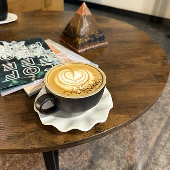 The Sacred Bean - Cardamom Rosebud Latte - Coffee & Tea Near Me - Pueblo, Colorado The Sacred Bean - Cardamom Rosebud Latte - Coffee & Tea Near Me - Pueblo, Colorado