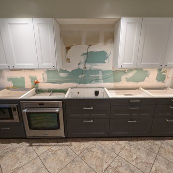 American Improvement Installations - Custom fronts for microwave and oven - Cabinetry Near Me - Fort Worth, Texas