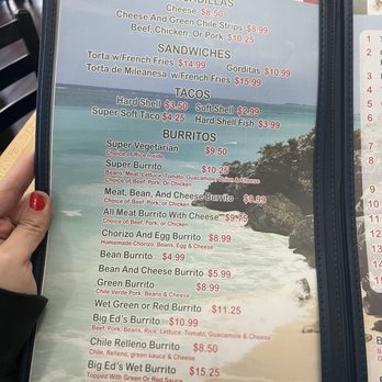 Senor Big Ed - Menu - Latin American Near Me - Cypress, California Senor Big Ed - Menu - Latin American Near Me - Cypress, California