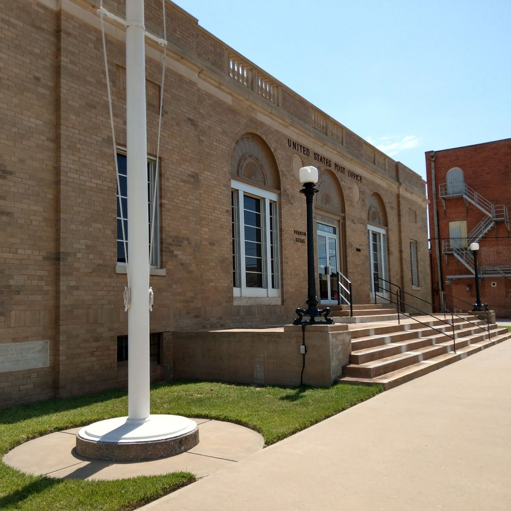 USPS Post Office - Exterior. Built in 1917! - Post Offices Near Me - Vernon, Texas USPS Post Office - Exterior. Built in 1917! - Post Offices Near Me - Vernon, Texas