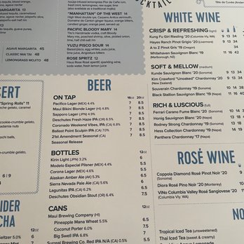 Pacific Catch - Drink menu 2/3 - Seafood Near Me - Campbell, California Pacific Catch - Drink menu 2/3 - Seafood Near Me - Campbell, California