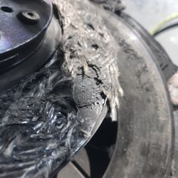 AAMCO Transmissions & Total Car Care - This clutch disc is destroyed. It took a few other parts out of service with it.