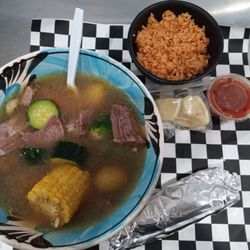 Nickys Mexican and American Food - Great caldo de Res only 10.99