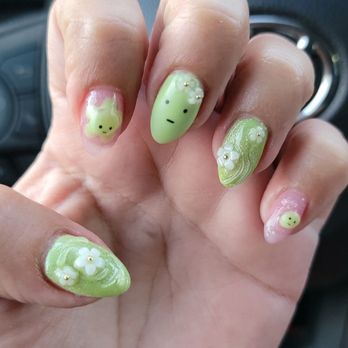 Modish Nail Lounge - Smiski inspired nails by Joann this time! - Nail Salons Near Me - Rancho Cucamonga, California